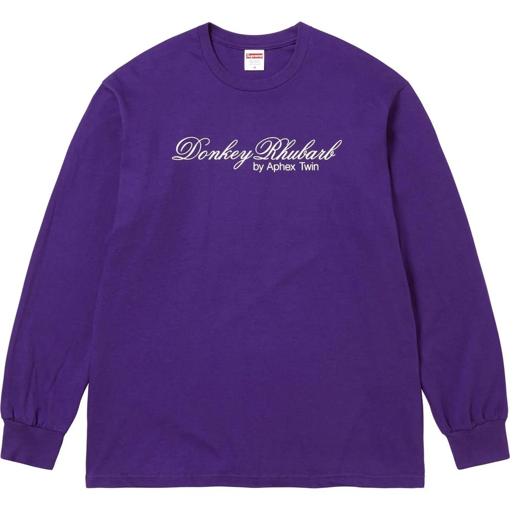 Supreme Aphex Twin Donkey Rhubarb L/S Tee SUP-SS25-217