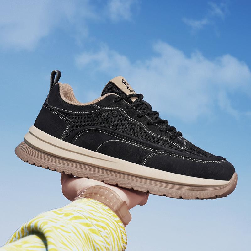 2025 four-season durable outdoor sports shoes, men's breathable dad shoes, platform-soled Forrest Gump shoes, versatile casual shoes
