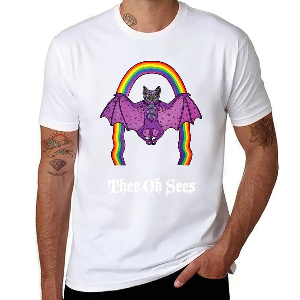 Thee Oh Sees 2 Lustiges T-Shirt für einen Jungen süße Kleidung übergroße schmal geschnittene T-Shirts für Männer