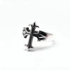 European and American Retro Trend Texture Cross-shaped Material Retro Simple Fashion Ring