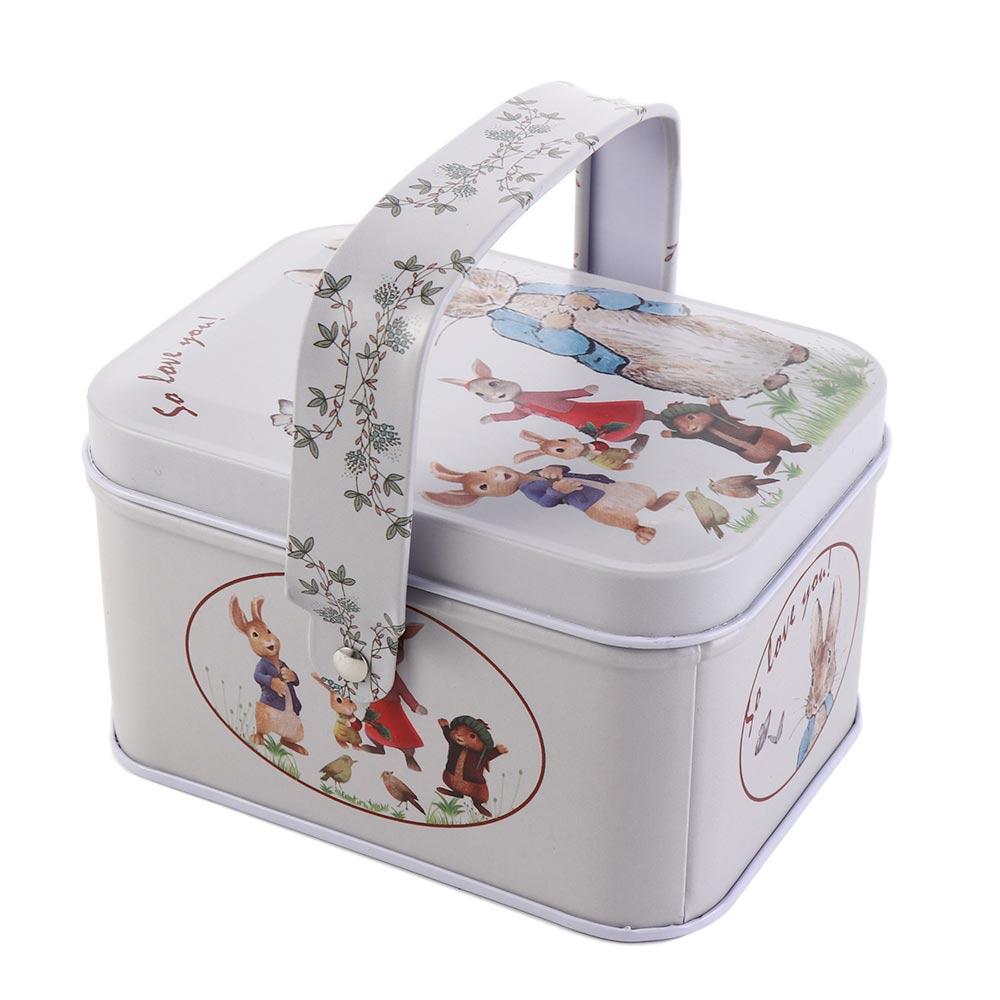 

Hand-held Vintage For Wedding Party Decorative Birthday Suitcase Storage Can Gift Box Storage Box Organizer Box 5x5x5cm