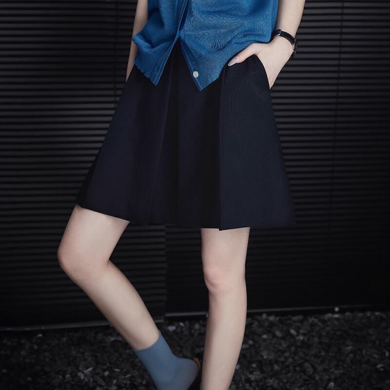 Women's Pleated A-Line Short Skirt