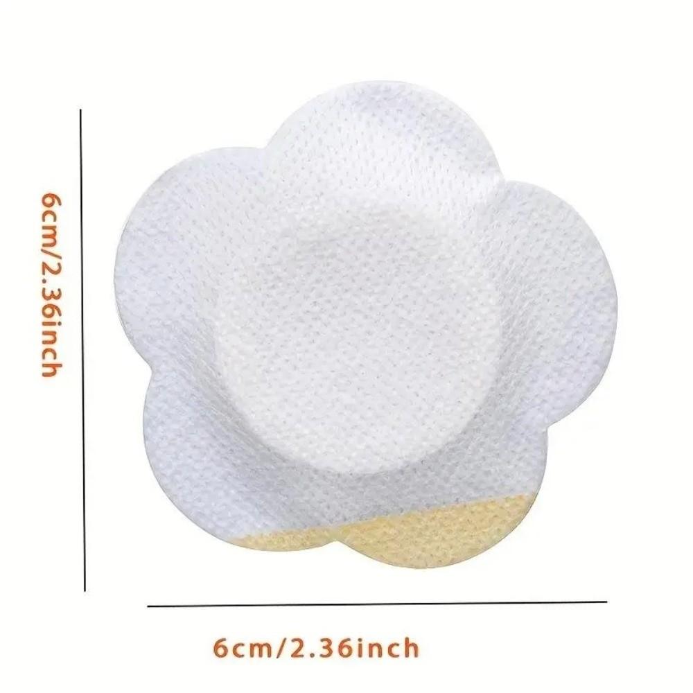 50pcs Non-Woven Fabric Disposable Navel Stickers Self-Adhesive Breathable Castor Oil Pack Sticker Belly Button Protectors Women