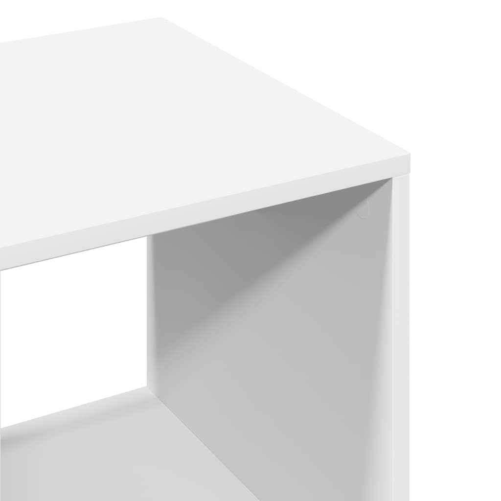 Vidaxl Cabinet, White, 80X40X110 Cm, Wood-based Material