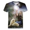 Tiger Cub 3D Digital Printed Summer Loose Casual Round Neck Short Sleeved T-Shirts Men’s