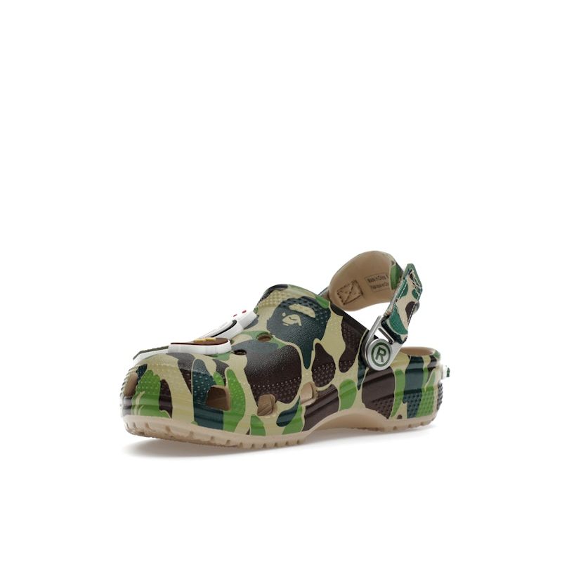 BAPE x Crocs Classic Clog Barn ABC Camo - Grønn Barnesko 210285-212