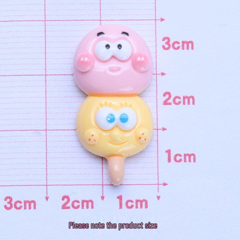 Biscuit Sea Treasure Bright Cartoon Handmade DIY Ornament Accessories Cream Glue Resin Hair Clip Material