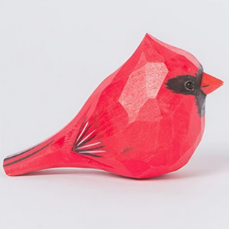 Hand Carved DIY Bird Ornaments, Wooden Crafts, Home and Office Desktop Ornaments, Small Animal Decorations