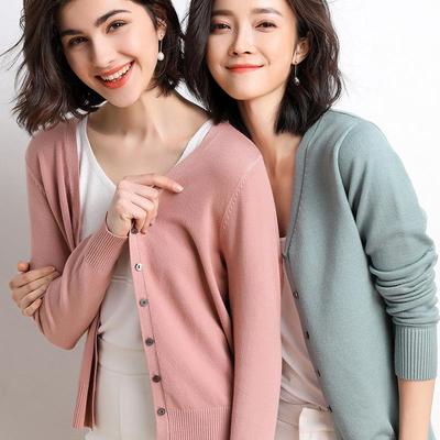 Damen Herbst/Winter 2024 Strick-Cardigan-Mantel - Locker geschnittene Pullover-Oberbekleidung