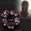 Korean Style Non-Slip Hair Claw Colorful Rhinestone Flower Hair Pin Hair Accessories