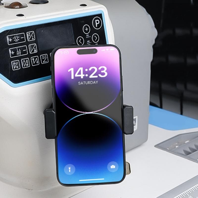 Sewing Machine Phone Mount Bracket Magnetic Base Anti Vibration Rotatable Stand For Smartphones