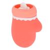Silicone Hot Water Bottle Bag Cute Microwaveable Portable Warm Water Bag Pouch for Students Pink