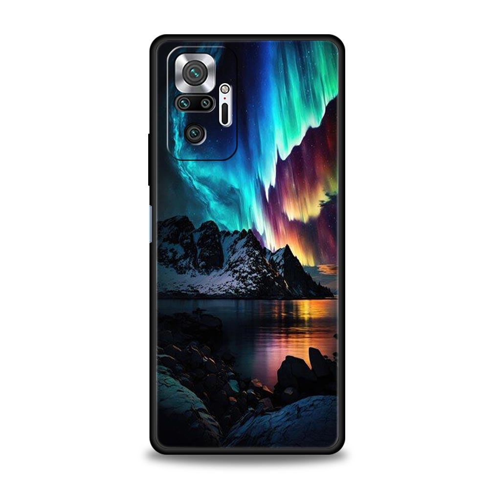 

Beautiful northern lights Phone Case For Xiaomi Redmi Note 13 12 5G 11 10 Pro Plus 4G 9S 9 8 7 9T 13C 12C 10C 9C 9A Cover Redmi Note 12 4G