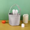Cute Easter Bunny Ears Candy Handbag Large Capacity Colorful Storage Basket DIY Cylindrical Easter Egg Handbag Party Decor