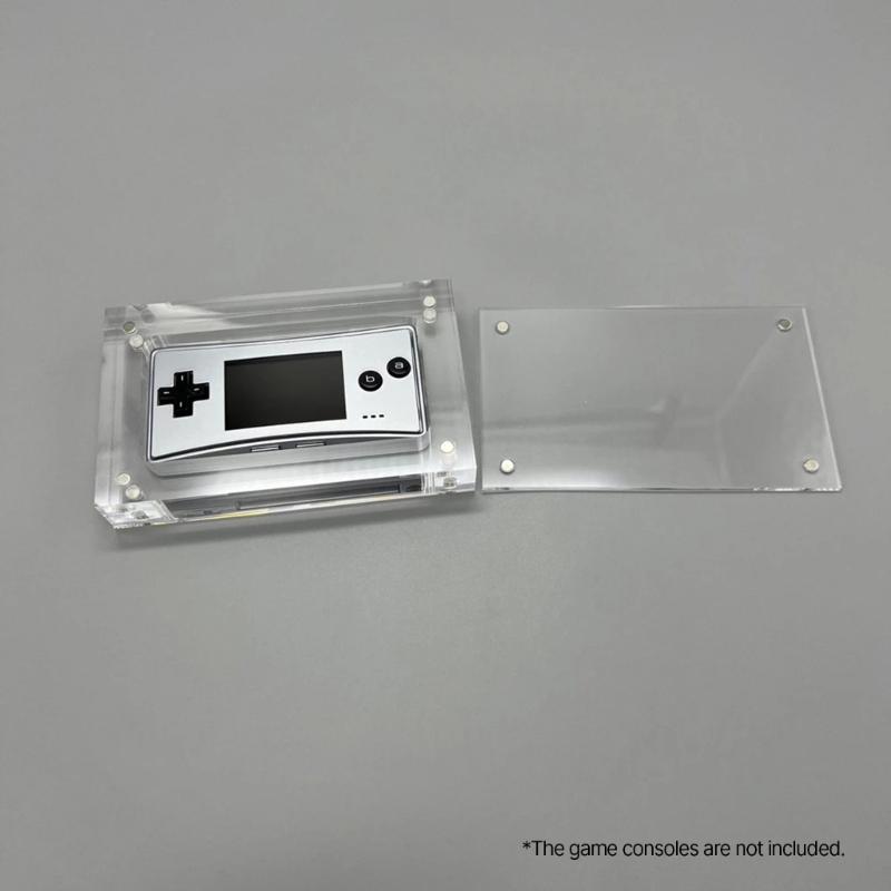 Magnetic Cover for  High Transparency Acrylic Display Case Console Dustproof Storage Box Gamepad Protector Hard-Shell