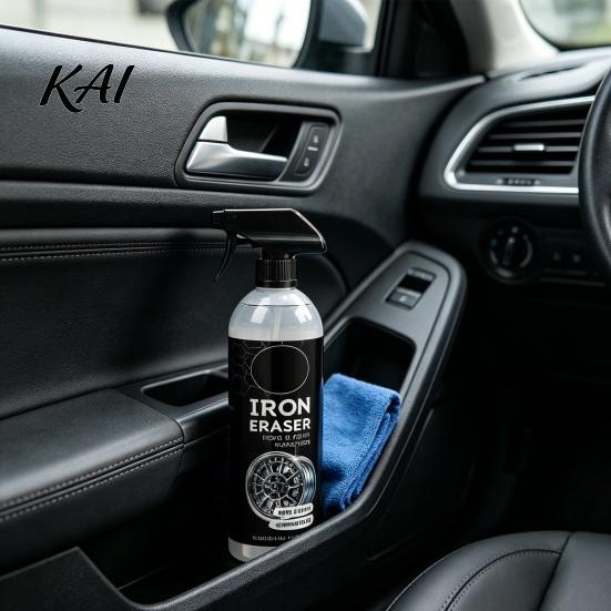 Iron Remover Spray for Wheels Car Wheels, Fast Acting Rust And Dissolver Brake Dust Cleaner, Metal Fallout Auto Paint Hardware Surface