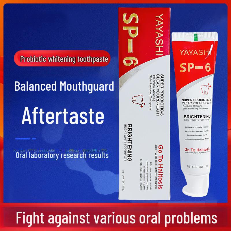 YAYASHI Probiotic Toothpaste for Fresh Breath, Teeth Whitening & Protection