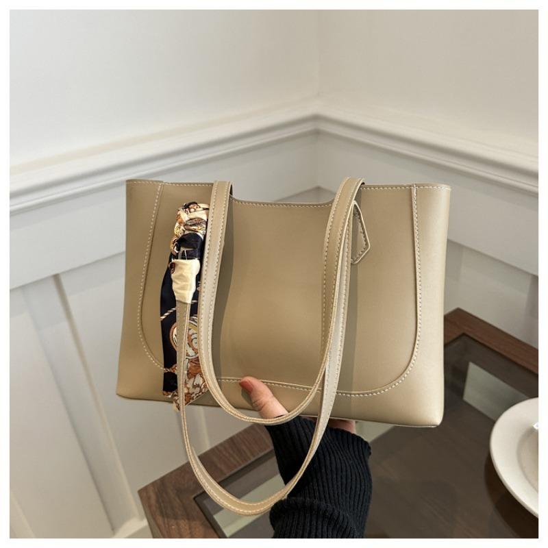 New Trendy Retro Commuter To Work Compartment Shoulder Bag High Sense Tote Bag College Student Class Bag Woman