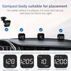 Car Head Up Display Hud Digital Gps Speedometer Mph Overspeed Alarm Multifunctional Speedometer Compass Hd Led Display