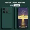 Poco X6 Pro Case Luxury Liquid Silicone Soft Case For Xiaomi Poco X6 Pro Poco X 6 Pro X6Pro Pocox6 Pro 5G Shockproof Back Cover