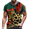 Africká grafická trička Barevné abstraktní umění 3D potisk Pánské Dámské tričko Dovolená Streetwear Harajuku Dětské Topy Trička Oblečení