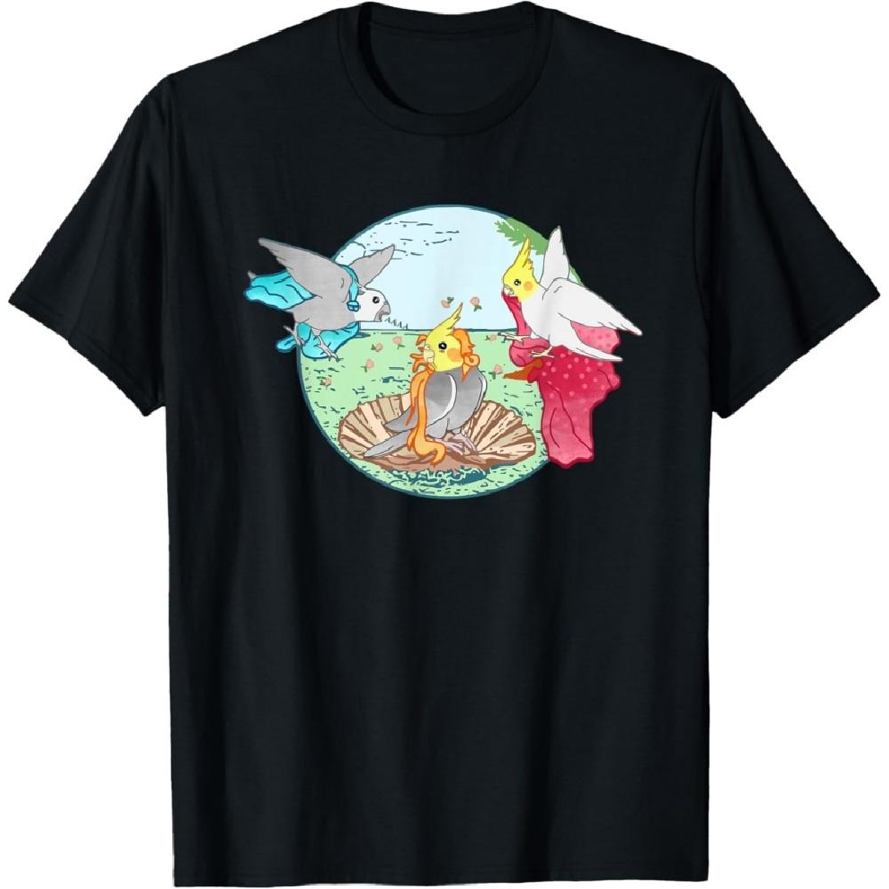 

Рождение Венеры Рождение Птички Какаду Боттичелли Футболка XXXXXL чёрный