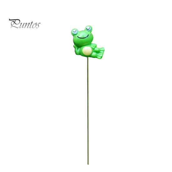 Miniature Frog Figurines for Plants Garden Stakes, Waterproof Resin Ornaments, Cute Figurines, Succulents Whimsical Set Pots Decoration Potted