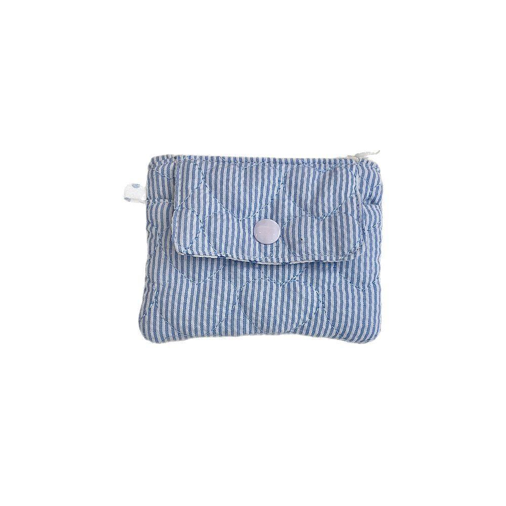 1 Cute and small card bag, change bag, snap-button zipper storage bag, multi-functional finishing bag, ID card bag.