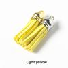20Pcs/Lot 35mm Leather Tassel for Keychain Straps Jewelry Fiber Fringe Suede Tassel DIY Key Chain Pendants Jewelry Accessories