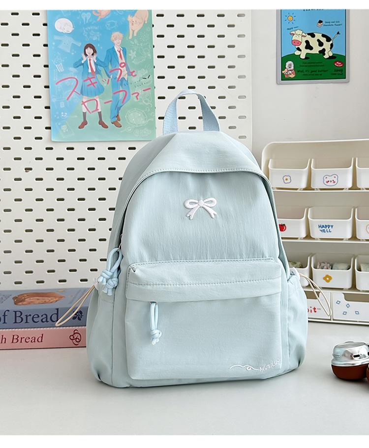 Schoolbag new high-value Japanese ins fresh and sweet candy-colored backpack, lightweight and large-capacity backpack for junior and senior high