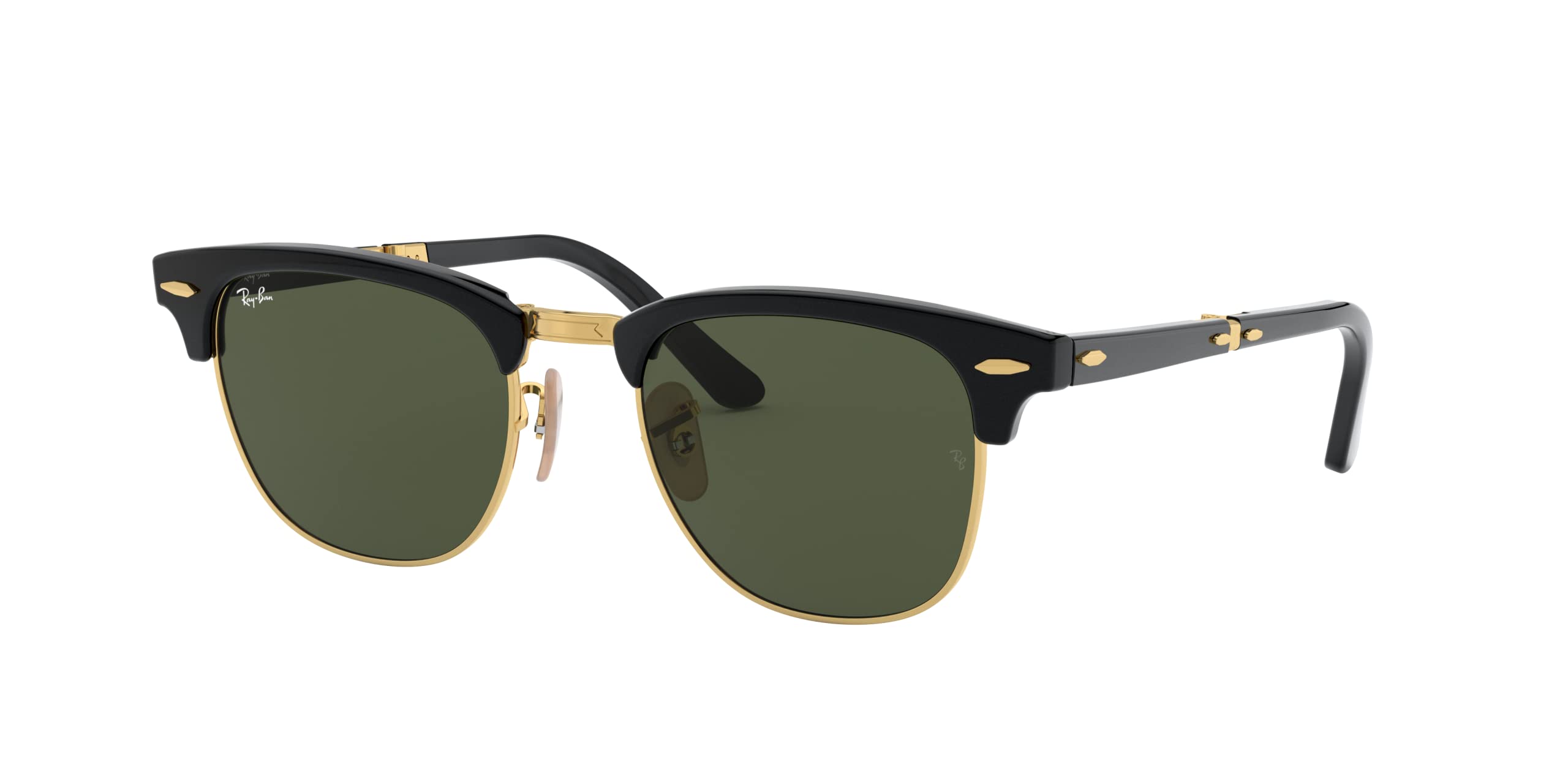 

Солнцезащитные очки CLUBMASTER FOLDING 0RB2176 Ray-Ban, Черный, 51, чёрный