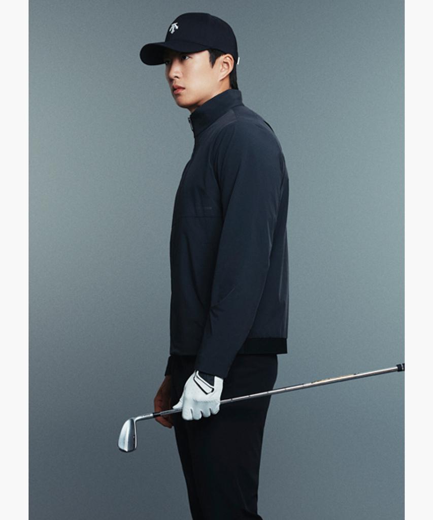 Descente Golf Men'S Silence Block Lined Jumper (Dq32Mfbl98)