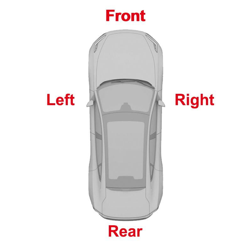 1820734-00-D 1820735-00-D Fender Side View Camera Blind Spot Wing Mirror For Tesla Model 3 Y Highland Juniper 2024 2025 2026