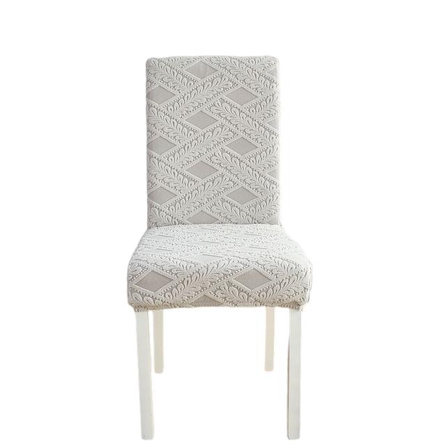 

Чехлы на стулья для столовой, эластичные жаккардовые толстые плюшевые чехлы на стулья, 5 видов стилей, супер подходящая защита для стула 1 PIECE