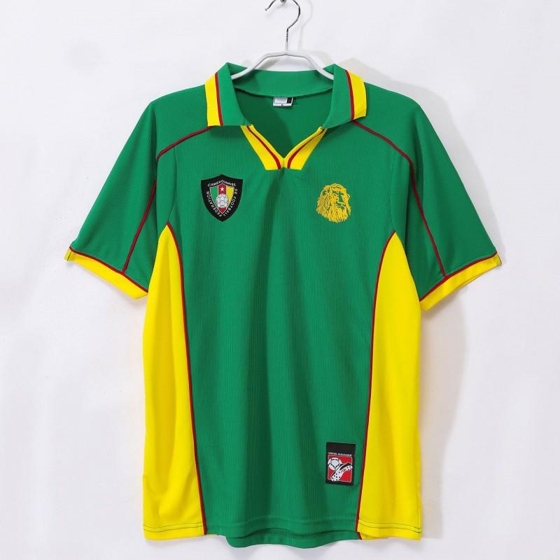 Retro Cameroon National Team Soccer Jersey Short Sleeve Men Women Streetwear Casual Hip Hop Sportswear