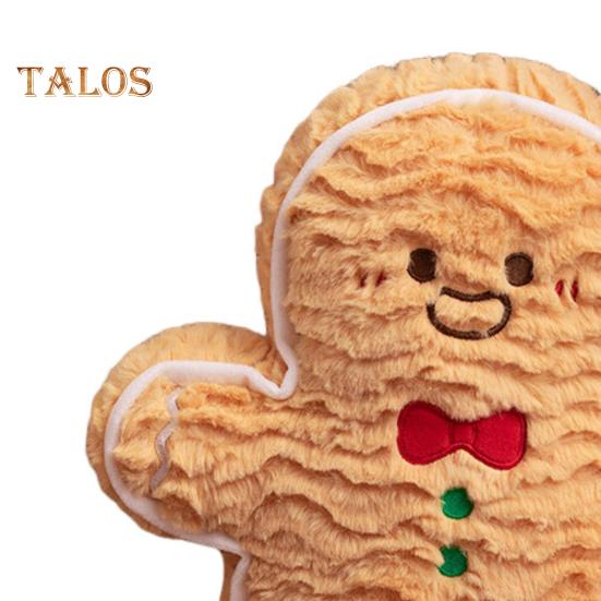 Christmas Gingerbread Man Doll Plush Stuffed Gingerbread Pendant Xmas Tree Decorations Soft Doll Toy for Tree Home Party Decor