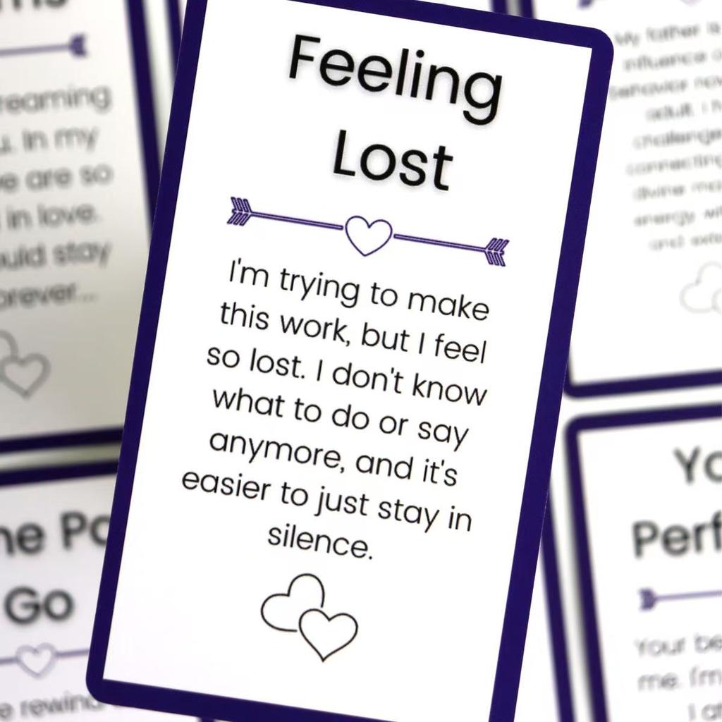 Das Keine Kommunikation Orakel Liebesbotschaften Beziehung 54 Karten Deck 10,3*6cm