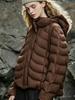 European short hooded cotton-padded clothes women's winter new warm bread clothes jacket fashionable loose cotton-padded jacket