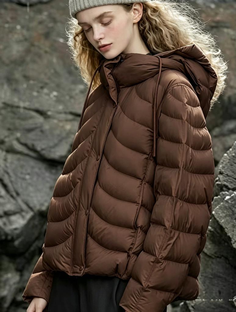 European short hooded cotton-padded clothes women's winter new warm bread clothes jacket fashionable loose cotton-padded jacket