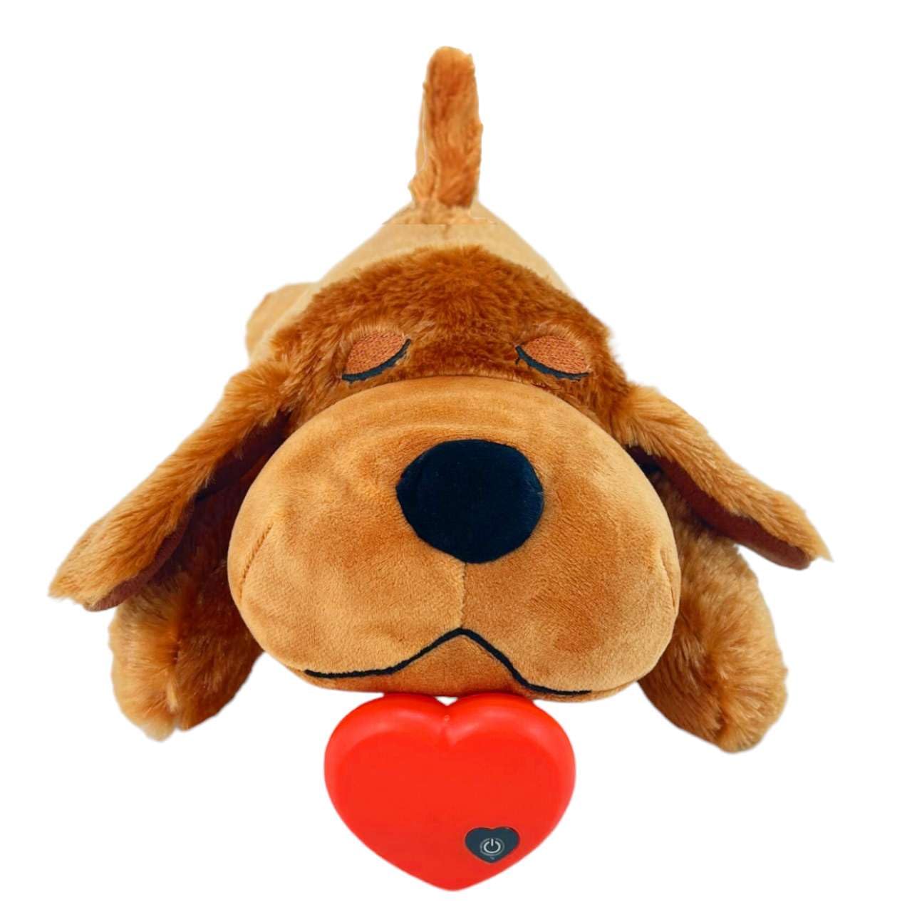 

Popular Dog Toy, Heartbeat Plush Toy, Chew-Resistant, Tear-Resistant, Separation Anxiety Relief for Large Dogs and Puppies, Cuddle Pillow, Stress