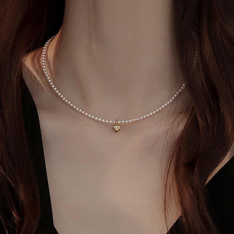 2023 Double-Layer Retro Pearl Necklace for Women - Luxury High-End Design Clavicle Chain