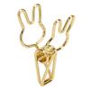 100pcs   Clips Cute Cartoon   Shape Metal Hollowed   Tail Clips Paper Clamps for   Document