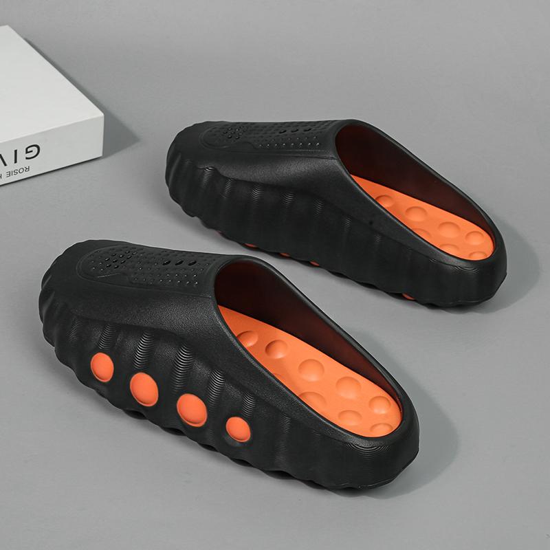 Unisex EVA Closed Toe Clogs Lightweight Massage Garden Shoes Non Slip Beach Sandals Indoor Outdoor Summer Daily Footwear