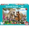 Puzzle 150 pièces : Jument et poulain