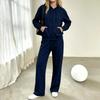Women's Casual Hoodie Sweatpants 2 Piece Set with and Pockets Athletic Tracksuit