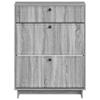 Shoe Cabinet EDE 78 x 24 x 103 cm Engineered Wood Sonoma Grey