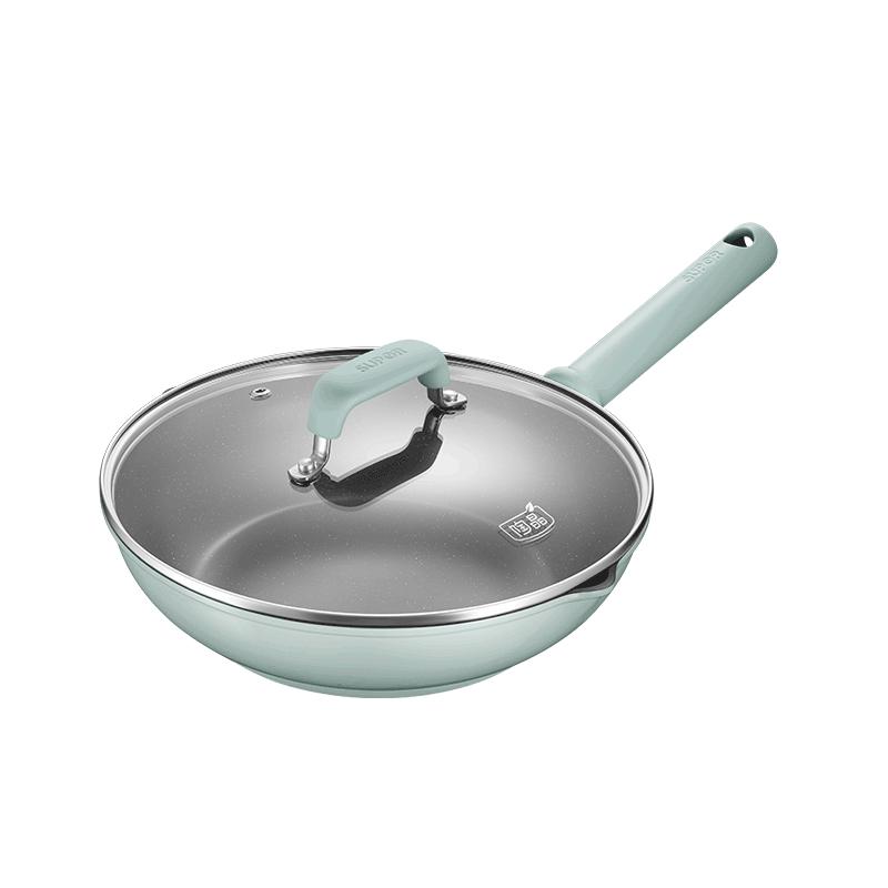 SUPOR Ceramic Non-stick Frying Pan with Lid
