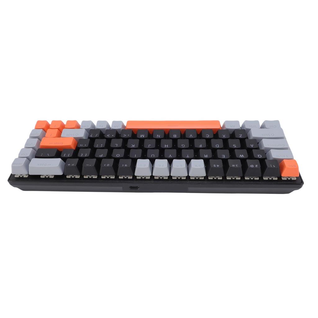 Mechanical Gaming Keyboard 60 Percent Wired 68 Keys RGB with Blue Switch for PC Laptop Computer