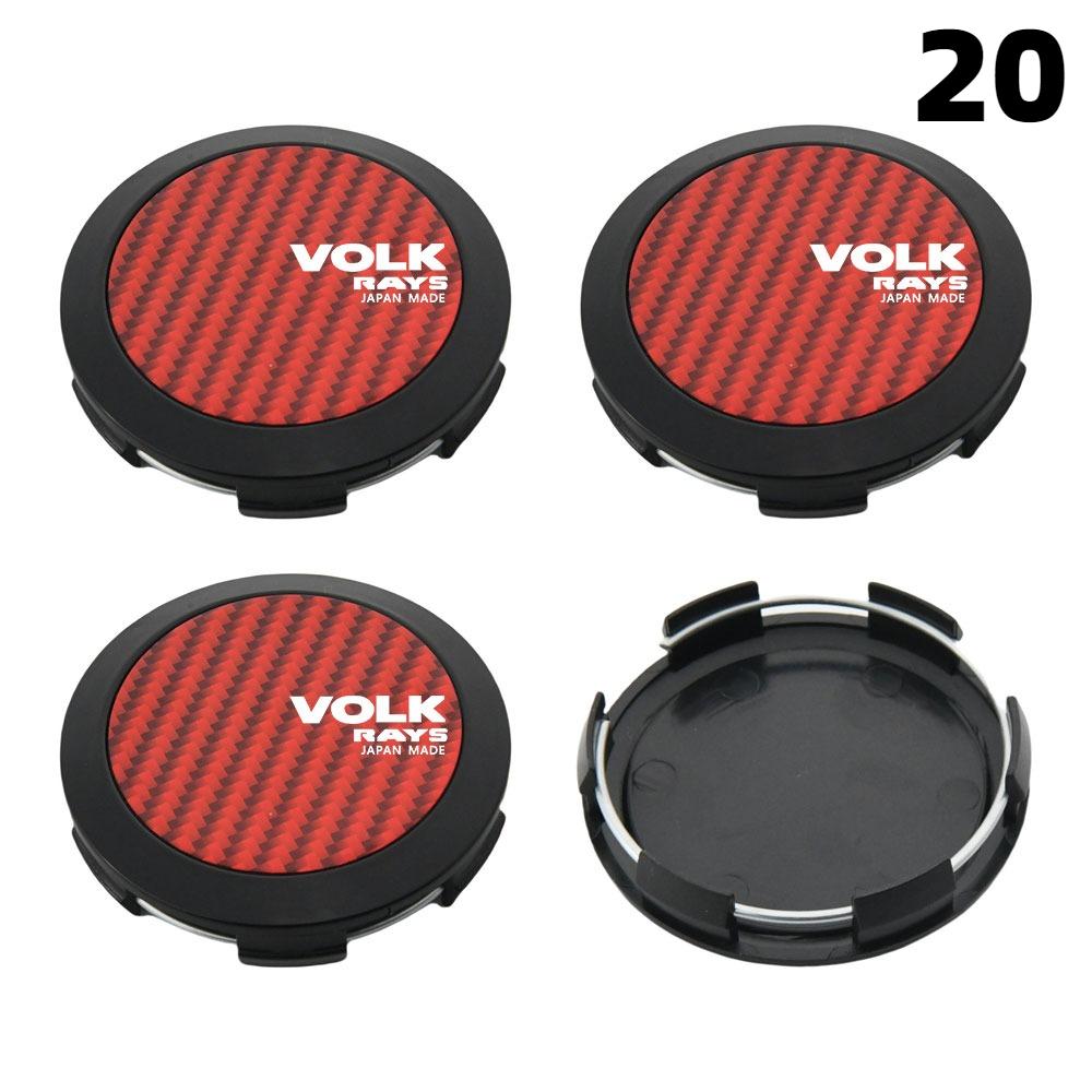 4 STKS 64 MM Buiten Diameter / 62 MM Binnen Diameter Velgdopjes RAYS VOLK VR GRAM Logo Wiel Center Dop Wieldeksel Naafdoppen Sportauto Band Accessoires