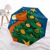 1pc Christmas Horse Automatic Folding Umbrella, 8-Rib Durable Iron Frame, Compact Travel Umbrella for Women & Men 126